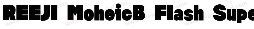 REEJI MoheicB Flash Super字体转换